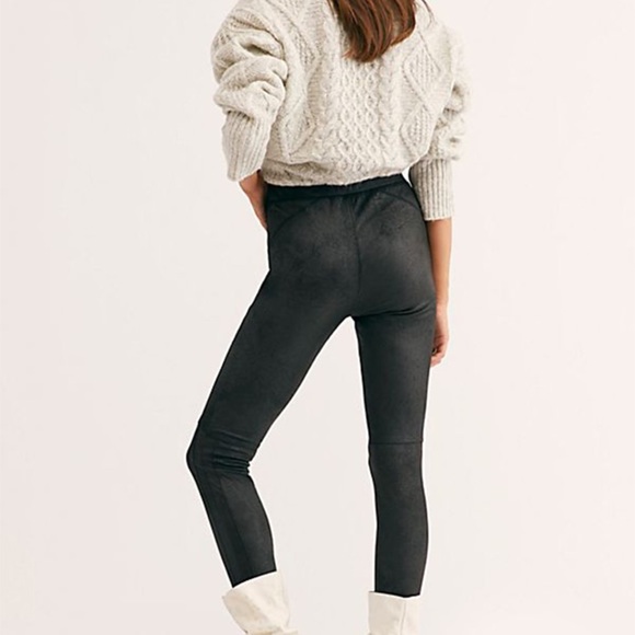 Free People Midnight Vegan Suede Skinny Pants - Picture 10 of 11